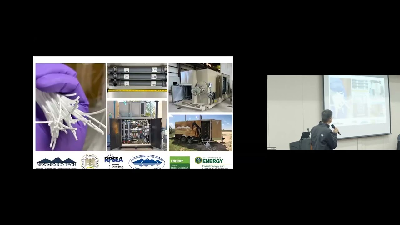 Jinanjia Yu on Purifying Produced Water with Advanced Membranes, at CESAM Workshop 2024