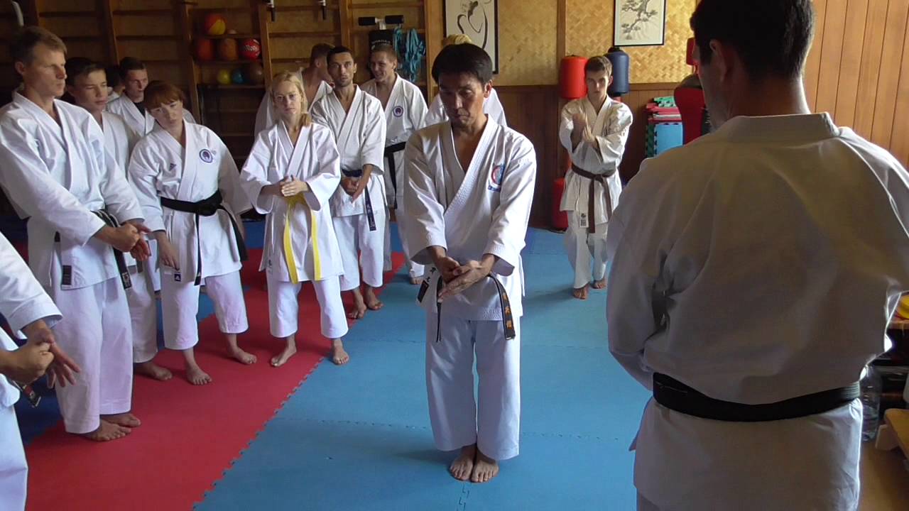 Seminar by Nukina   Ukraine 2016 kata Bassai 4