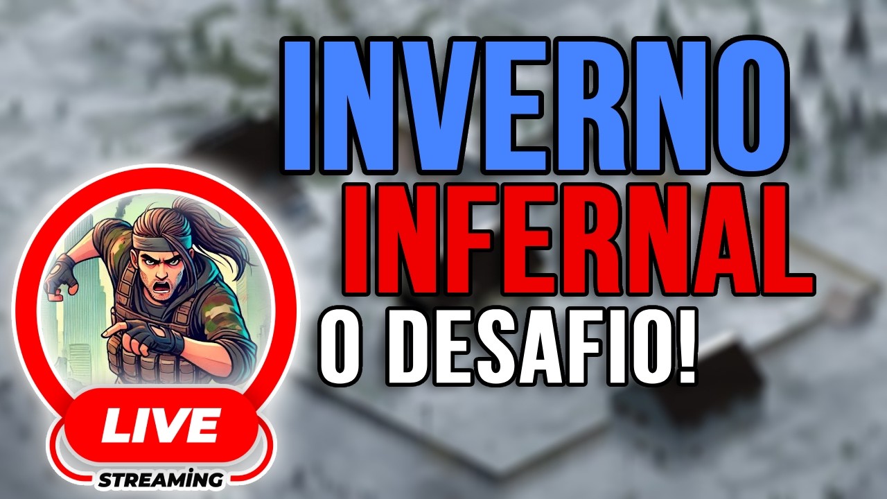 ☠️ DESAFIO IMPOSSÍVEL: ETERNAL WINTER + SEM ROUPA | PROJECT ZOMBOID B42 AO VIVO