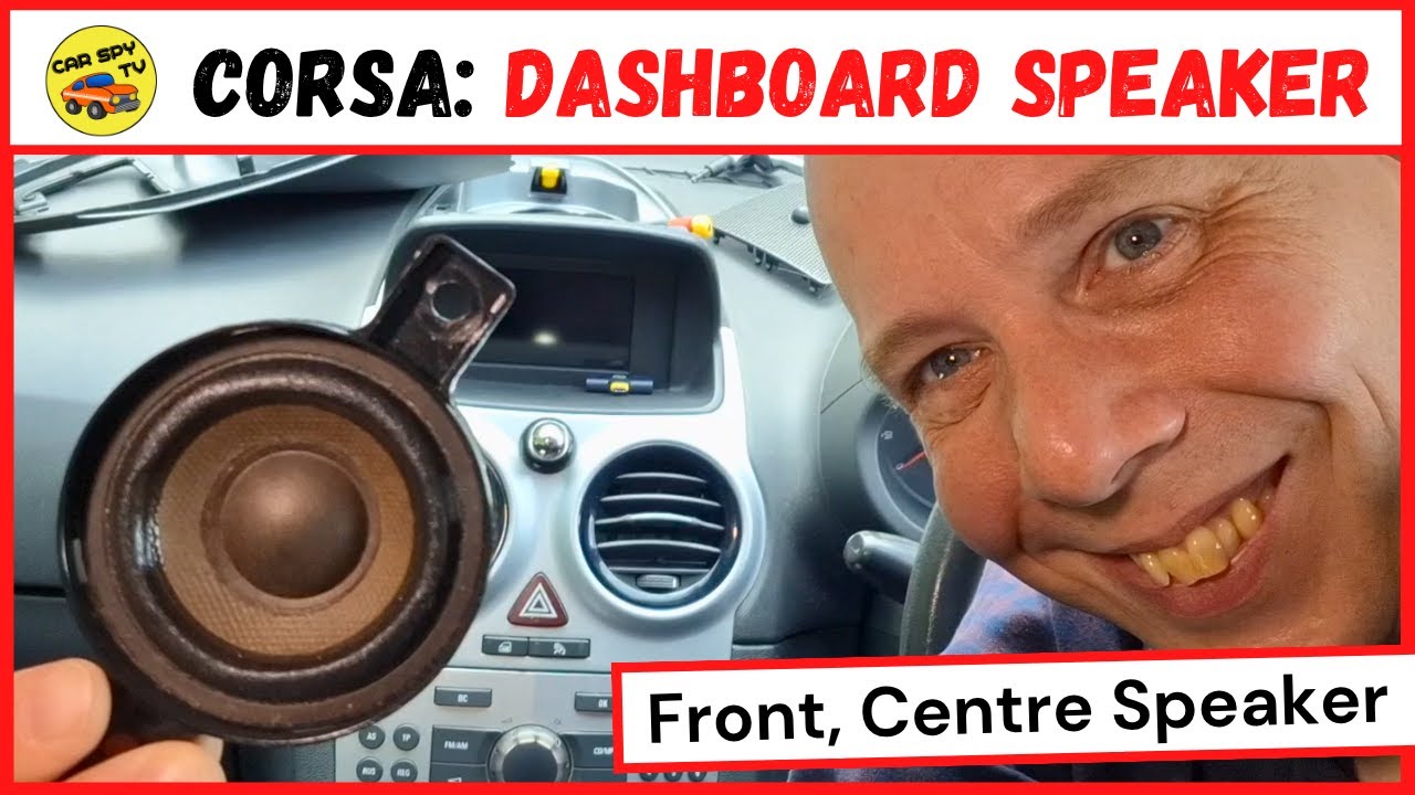 Vauxhall Corsa D: How To Replace Dashboard Speaker (Opel Corsa D)