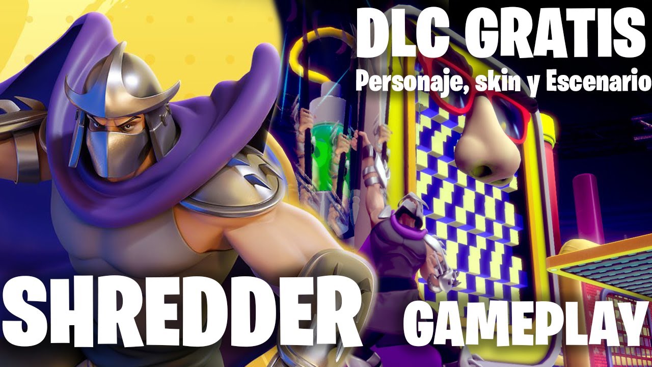 ¡SHREDDER DLC GRATIS EN NICKELODEON ALL STAR BRAWL! | PS5 | NICKELODEON ALLSTAR BRAWL EN ESPAÑOL