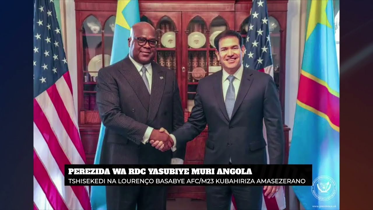 PEREZIDA WA RDC YASUBIYE MURI ANGOLA, TSHISEKEDI NA LOURENCO BASABYE AFC/M23 KUBAHIRIZA AMASEZERANO