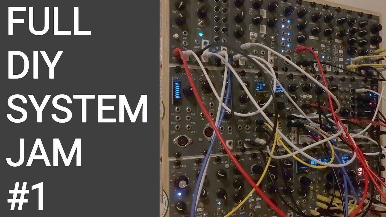 FULL DIY system live JAM #1 | DIY eurorack modular synth