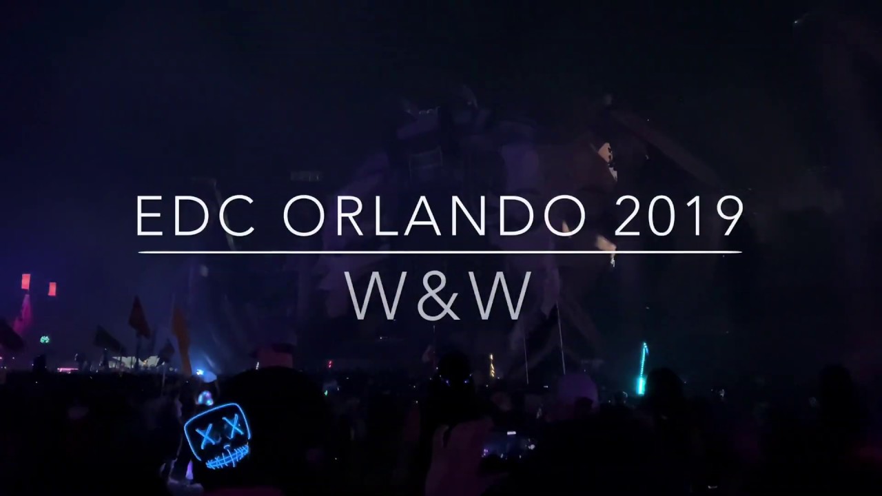 W&W Live Set at EDC ORLANDO 2019 - Main Stage Kinetic Field - 4K