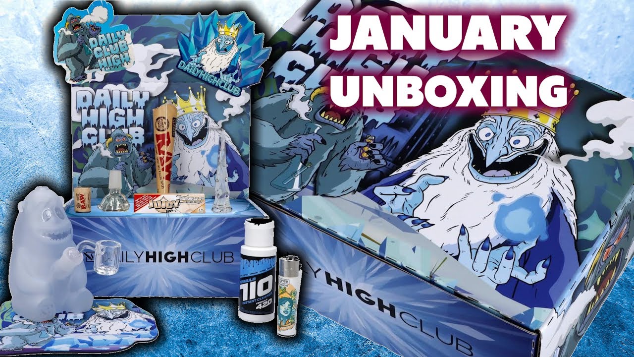 Daily High Club January | Stoner Subscription Box Unboxing