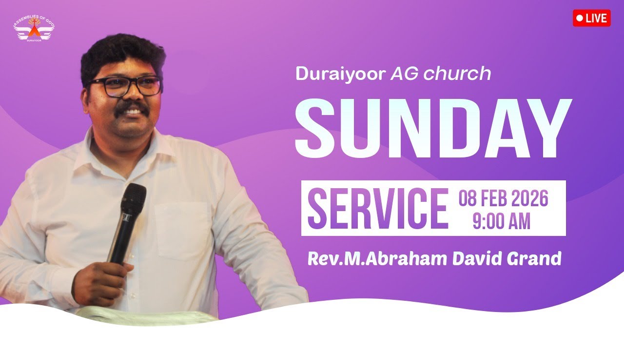 Sunday service 08/2/26 AG Church Duraiyoor