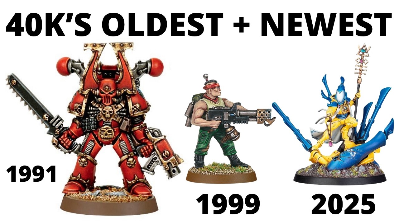 Самые старые и новые миниатюры для КАЖДОЙ армии Warhammer 40K