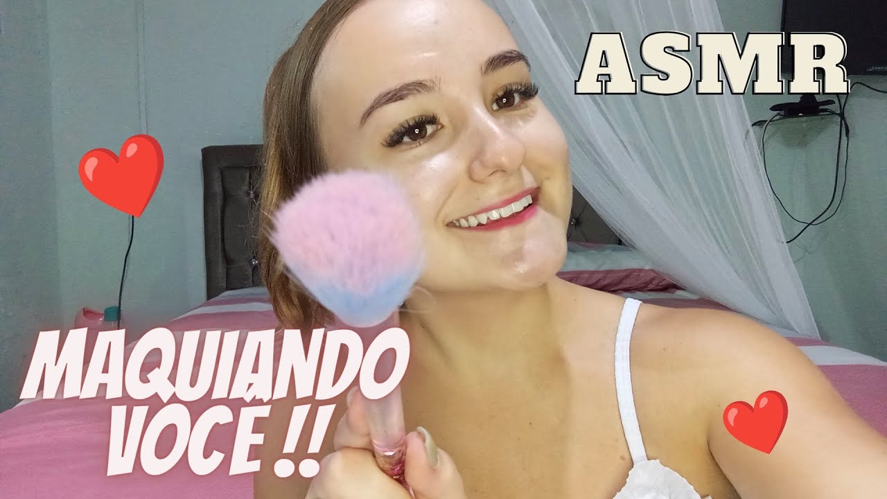 ASMR CASEIRO - MAQUIANDO VOCÊ!! 😍 / PARA RELAXAR