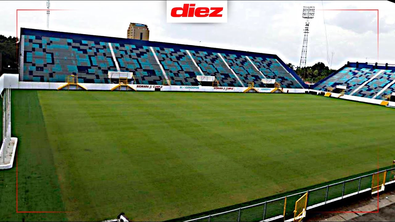 El nuevo Estadio Morazán y los últimos arreglos previo a su inauguración