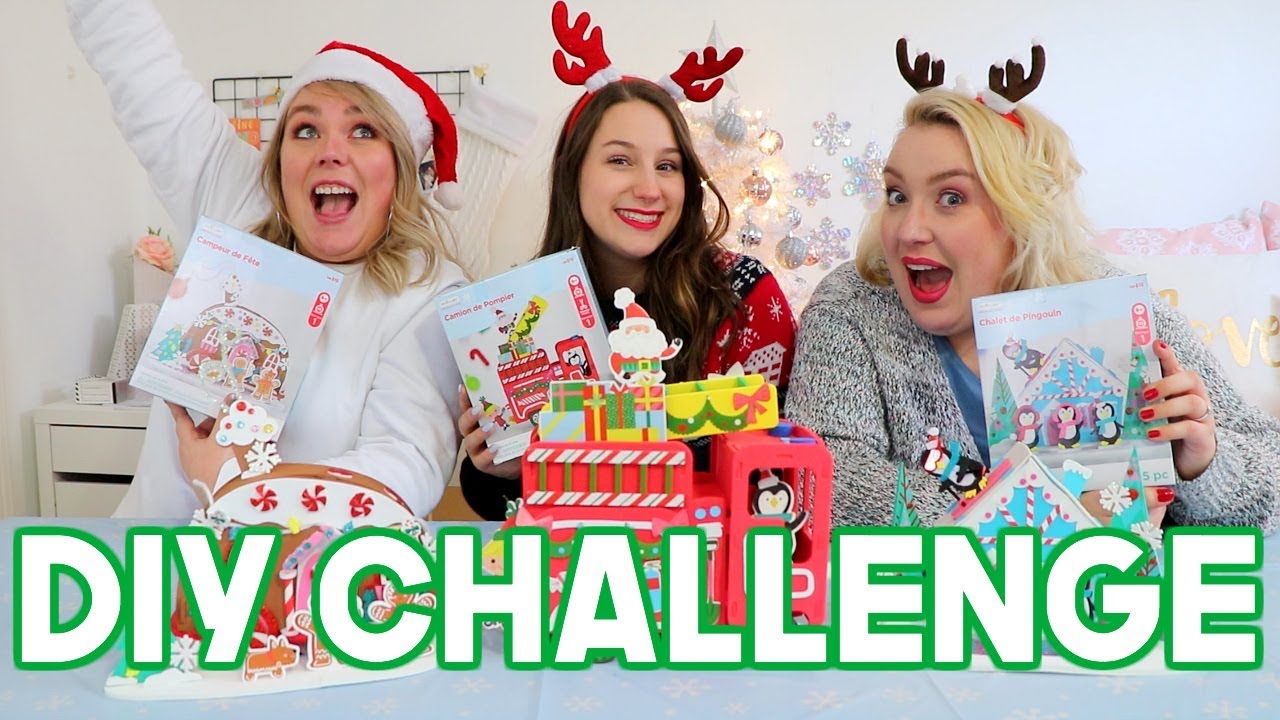 DIY CHALLENGE | STRUCTURE 3D DE NOËL AVEC 2FillesOrdinaires! | EP. 13
