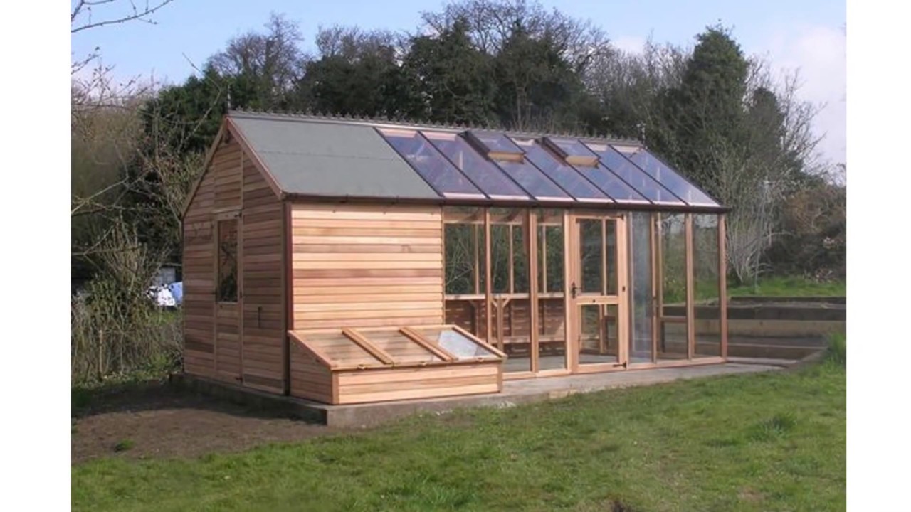 Most Beautiful Shed & Greenhouse Combinations
