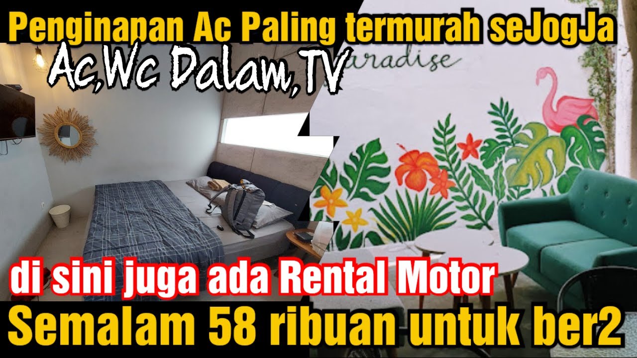 Homestay paling termurah se yogyakarta ful fasilitas dkt jln babarsari ‼️semalam ber2 cuma 58 ribu