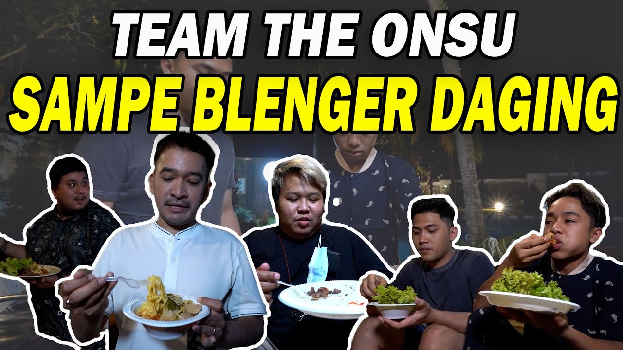 The Onsu Family - Team The Onsu di bikin blenger karena daging!! SUPER NIKMAT dan SERUU
