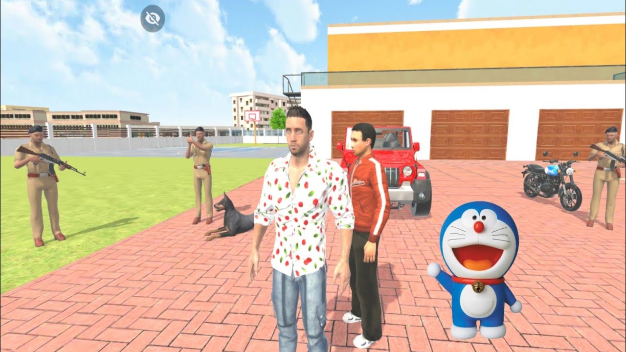 Doraemon Has An Accident With Franklin's 🚘 Car - Android Gameplay | Indian Theft Auto Simulator 