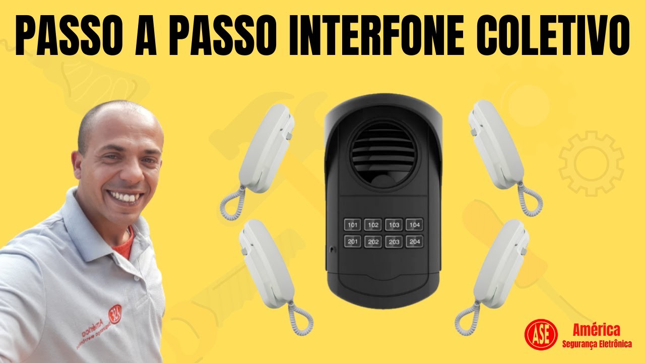 COMO INSTALAR INTERFONE COLETIVO. APRENDA PASSO A PASSO