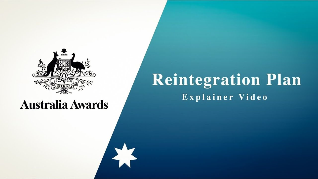 Australia Awards Reintegration Plan Video