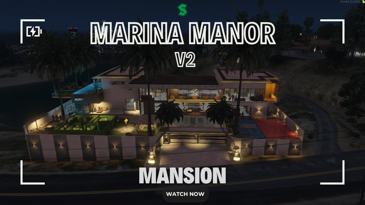 [MLO] Marina Manor Mansion V2 / FiveM MLO Mansion / GTA5