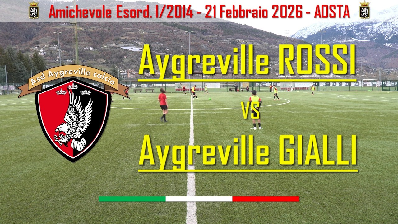 21/02/2026 Gressan (AO), Amichevole Cat.Esord. I/2014: Aygreville-Rossi vs Aygreville-Gialli, 5-5