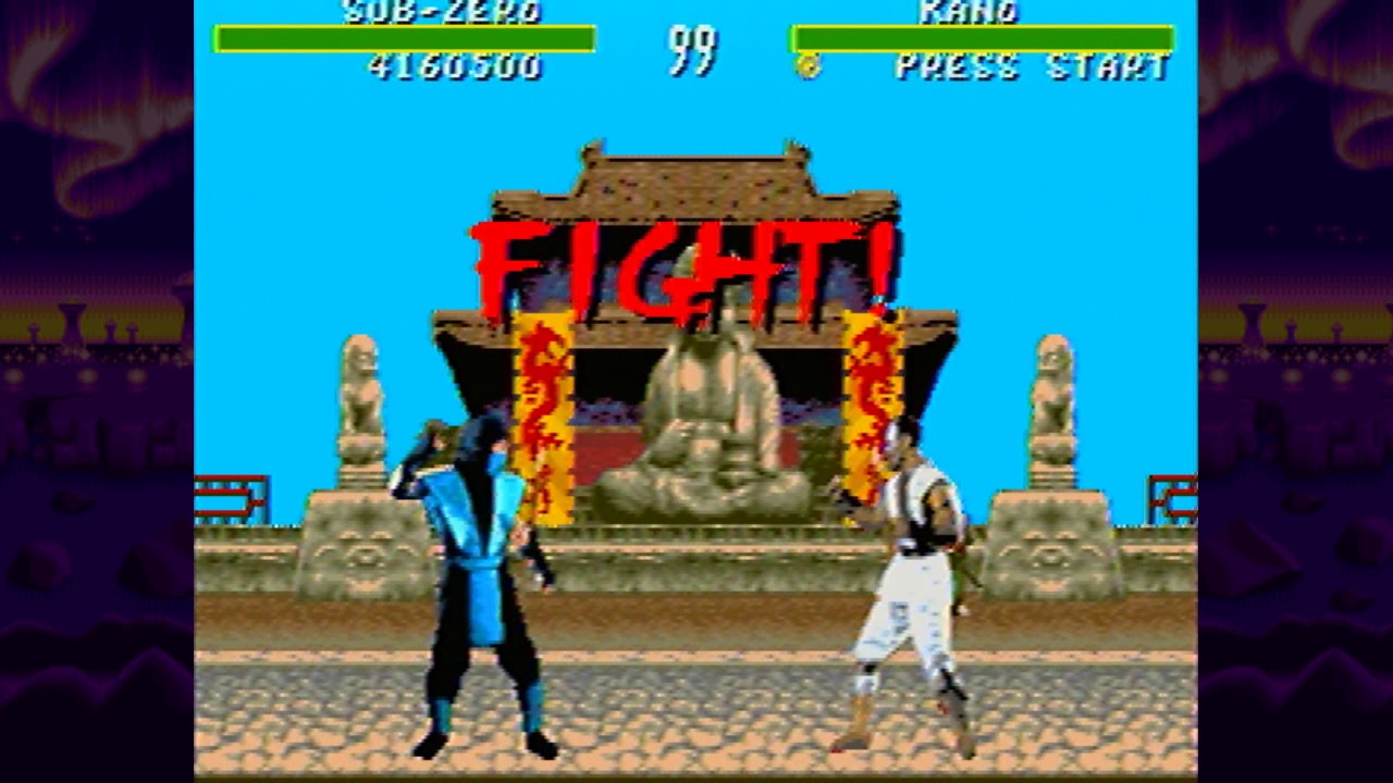 Mortal Kombat [GEN] Sub-Zero 1CC Playthrough with blood code (Score: 6,399,500)