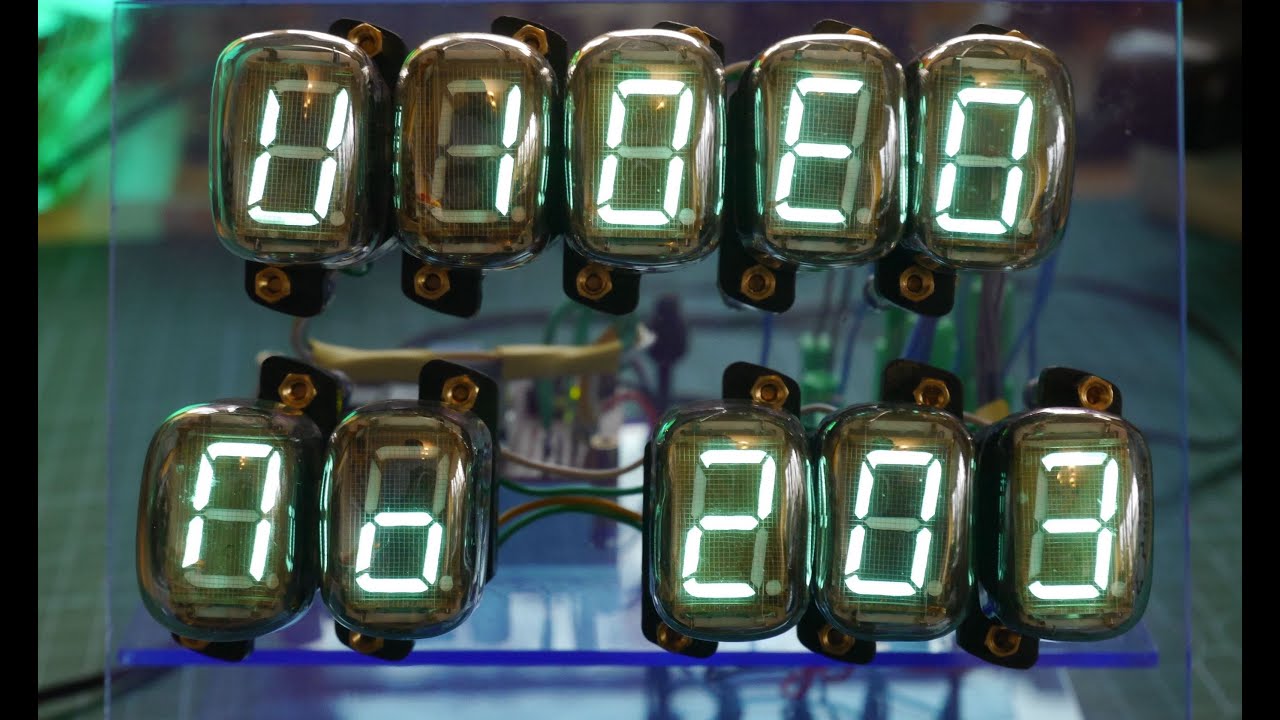 Vacuum Fluorescent Displays VFDs Explained - F-J's Physics - Video 203