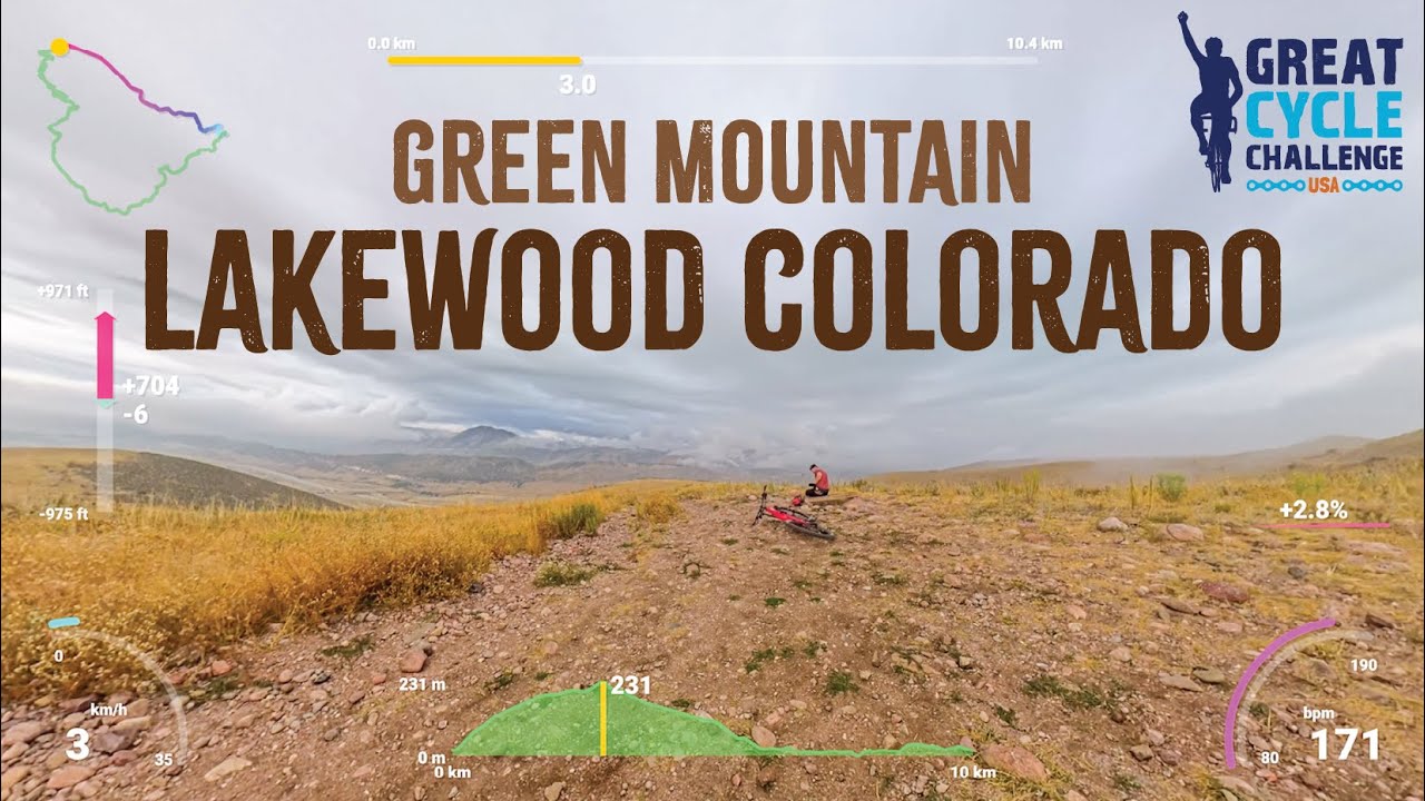 Conquering Green Mountain! | Great Cycle Challenge 2025 | Lakewood, Colorado MTB