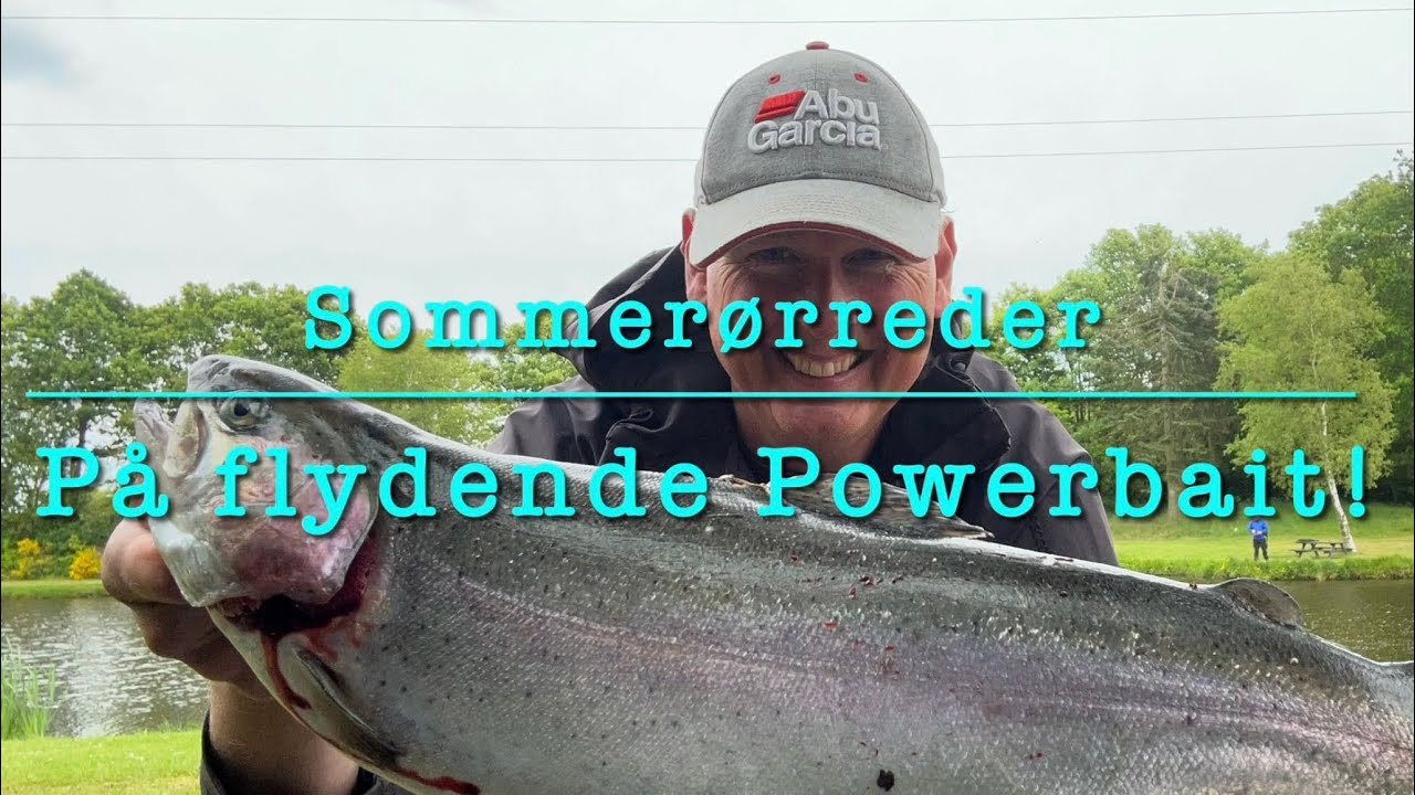 Ørreder på Powerbait i overfladen!