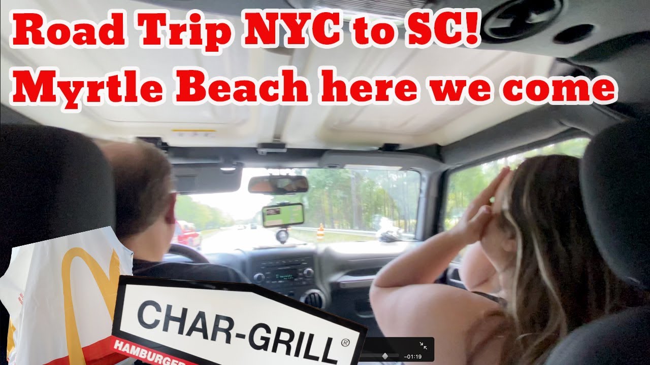 Road Trip Day! NYC to Myrtle Beach SC 🌴 and some Stops Along the Way