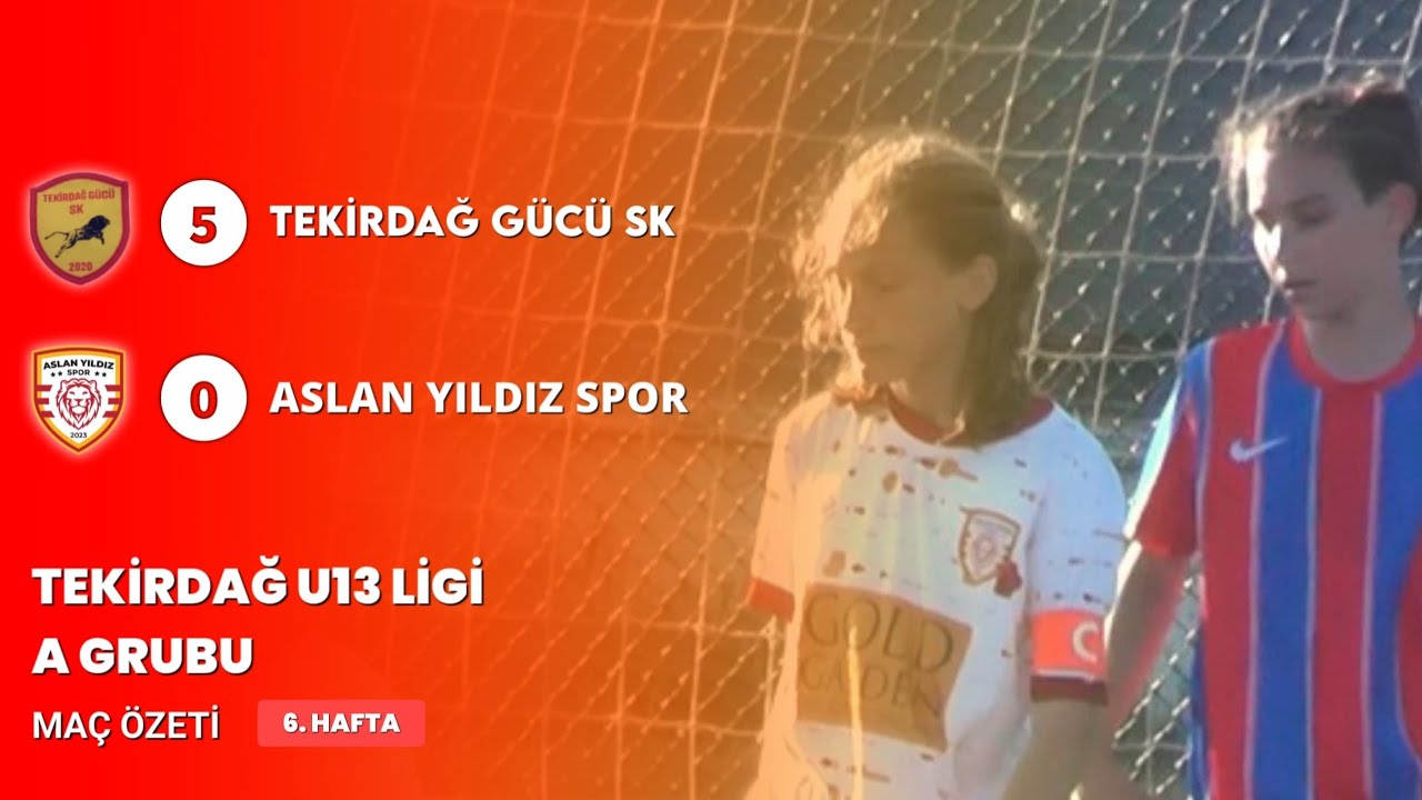 Tekirdağ Gücü Spor & Aslan Yıldız SK  U13