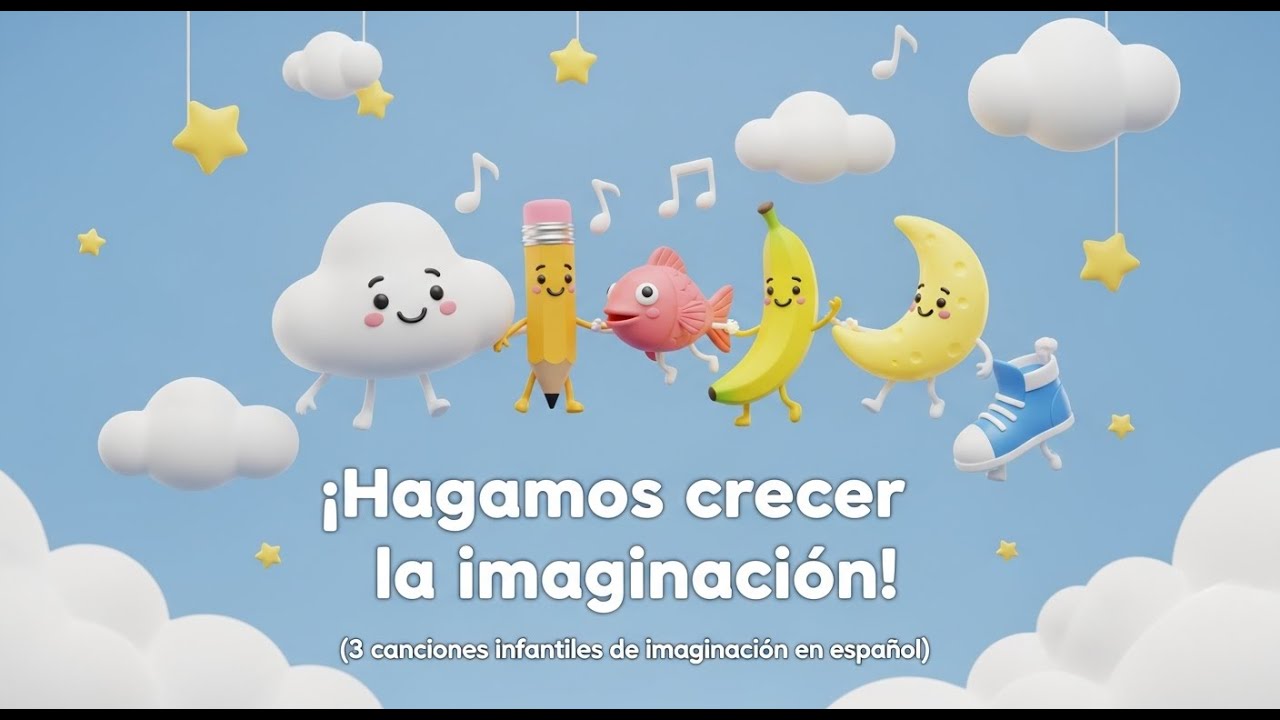 ¡Hagamos crecer la imaginación! 🎶 | Canciones infantiles en español (3 canciones)마음껏 상상력을 키워요
