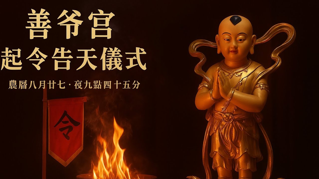 《善爷宫 · 起令告天》——善财童子降临，启令告天仪式全纪实｜马来西亚雪兰莪吧生
