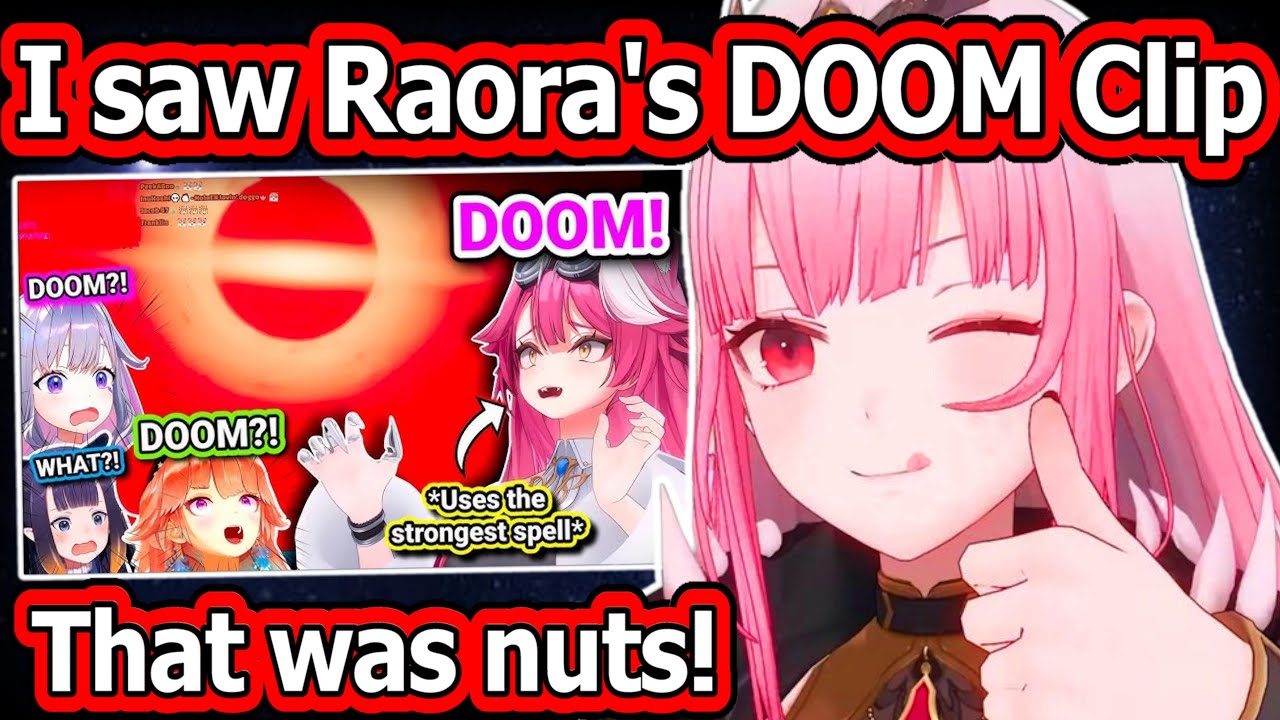 Калли увидела клип Раоры «DOOM»...