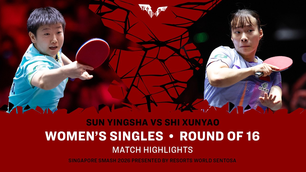 Sun Yingsha vs Shi Xunyao  | WS R16 | #WTTSingapore2026