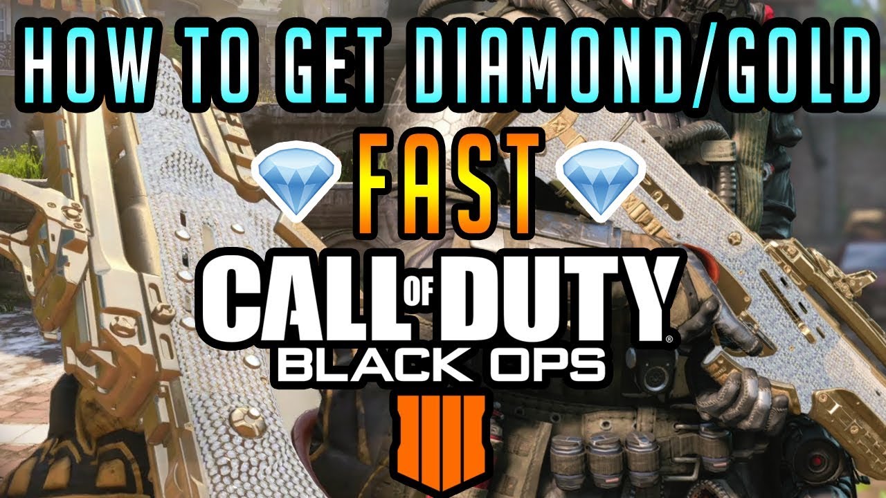 Easiest & Fastest Way to Get 💎Diamond / 🏆 Gold /Dark Matter Camo In Black ops 4 Call Of Duty