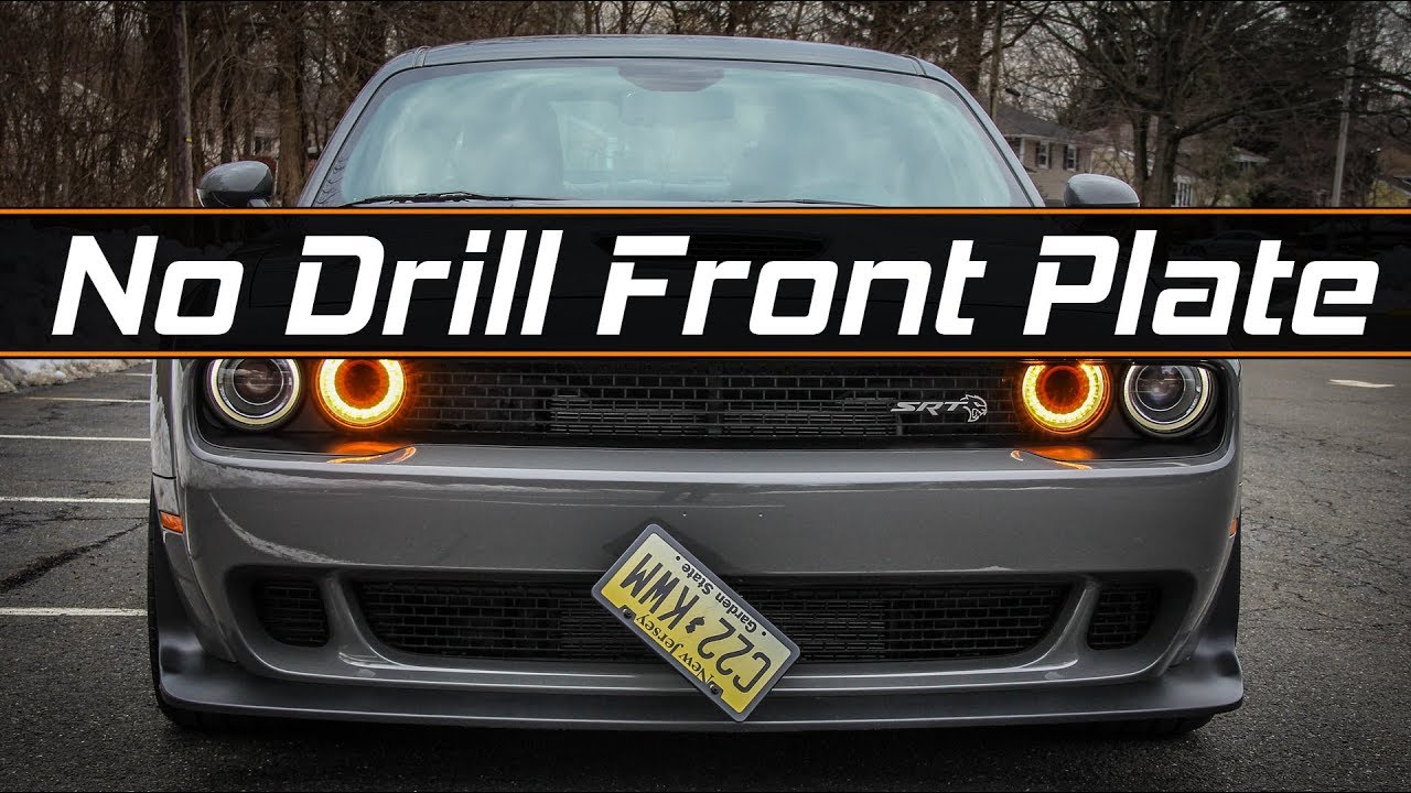 Challenger Hellcat No Drill Front Plate Install Sto-n-Sho
