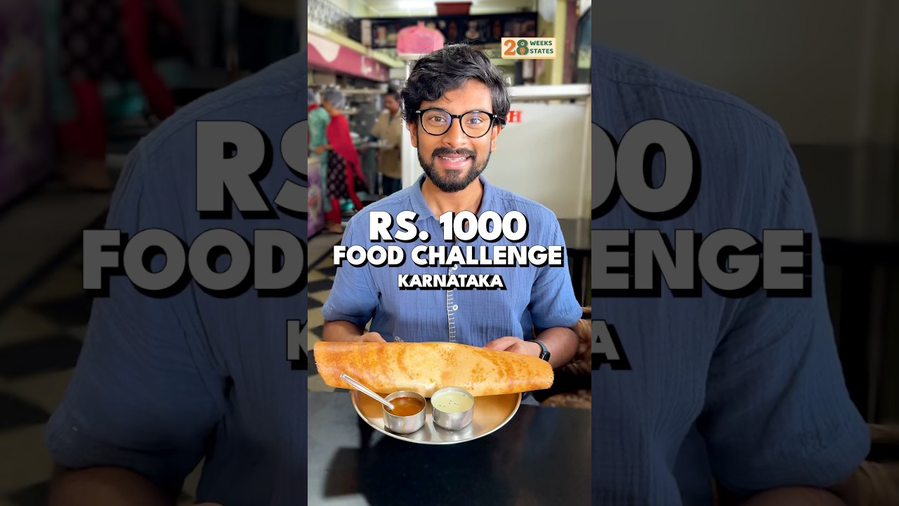 Just ₹1000 For A Day Of Best Food In Karnataka!! 🤯🍛