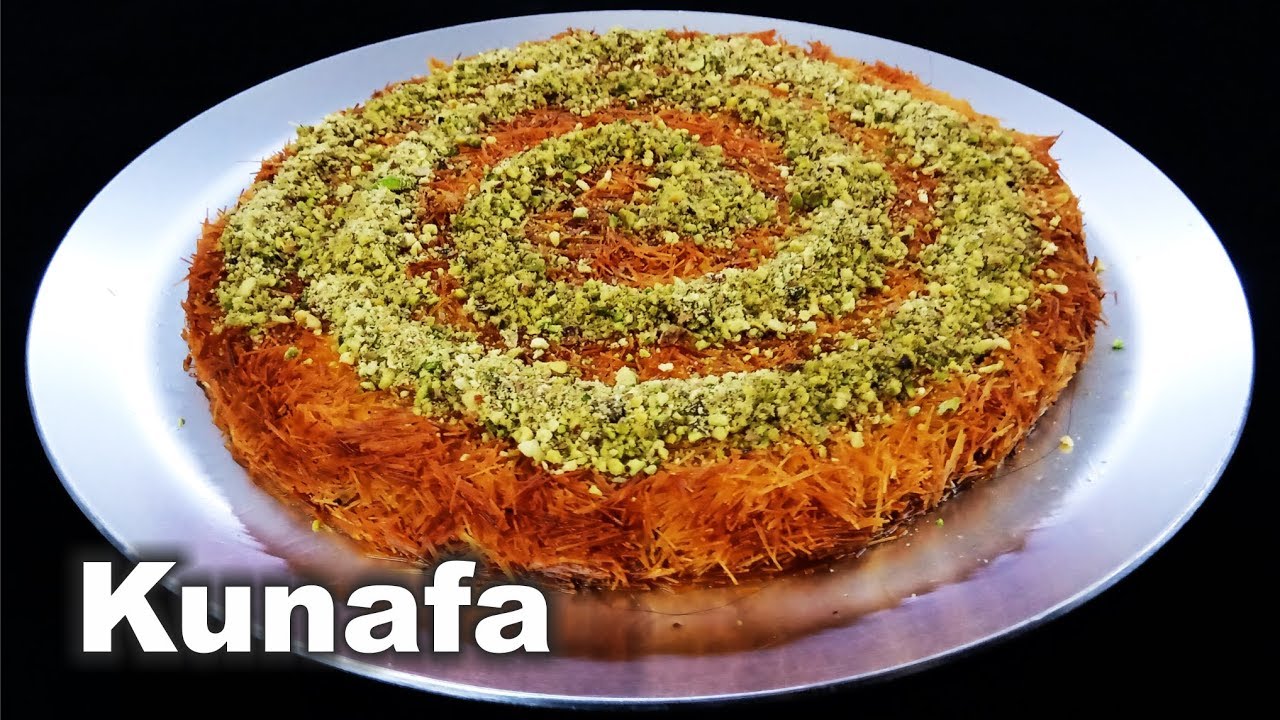 Kunafa Recipe - Without Oven - How to Make Delicious Kunafeh in Pan