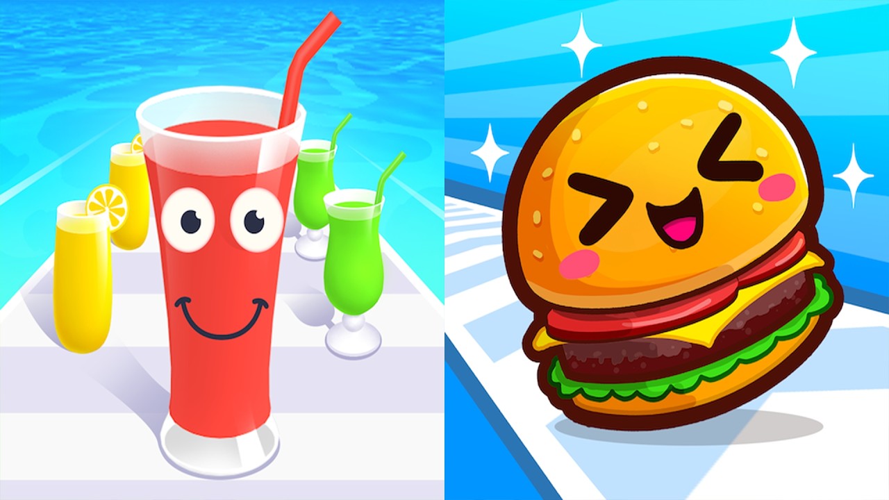 Juice Run VS Food Run - All Levels Gameplay Android, ios (Part 265)