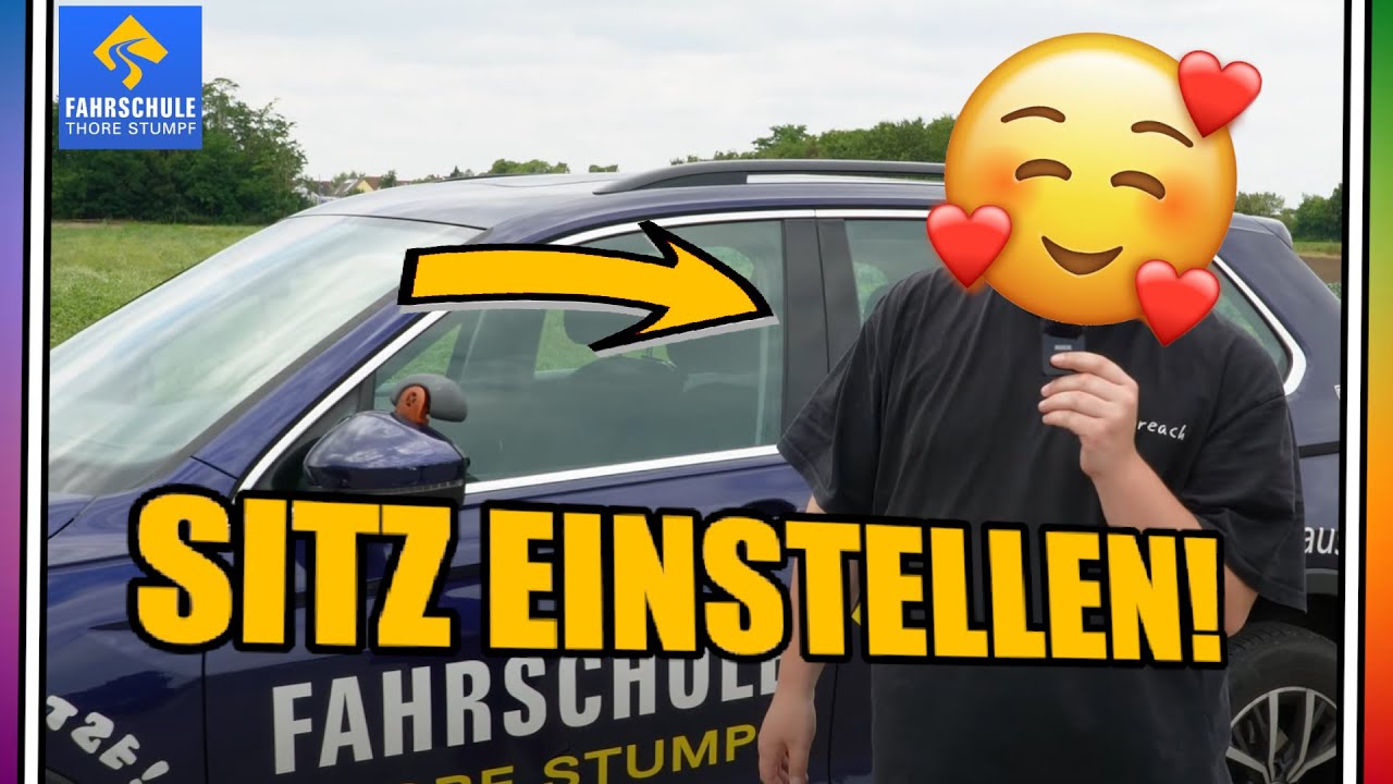 🚗 Perfekte Sitzposition im Auto: So sitzt du richtig beim Fahren! (Fahrschule & Experten-Tipps) ✅