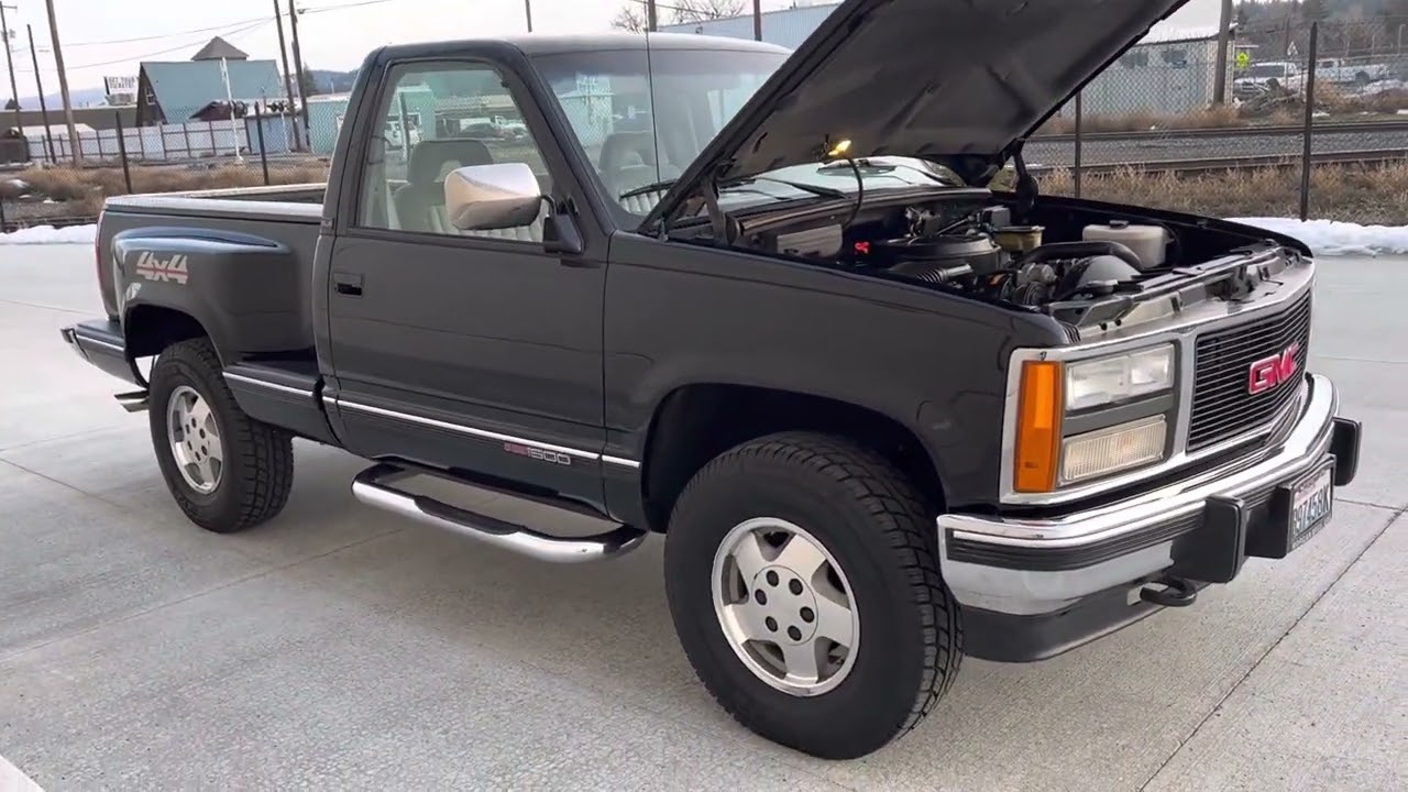 43k 1992 GMC stepside walkaround
