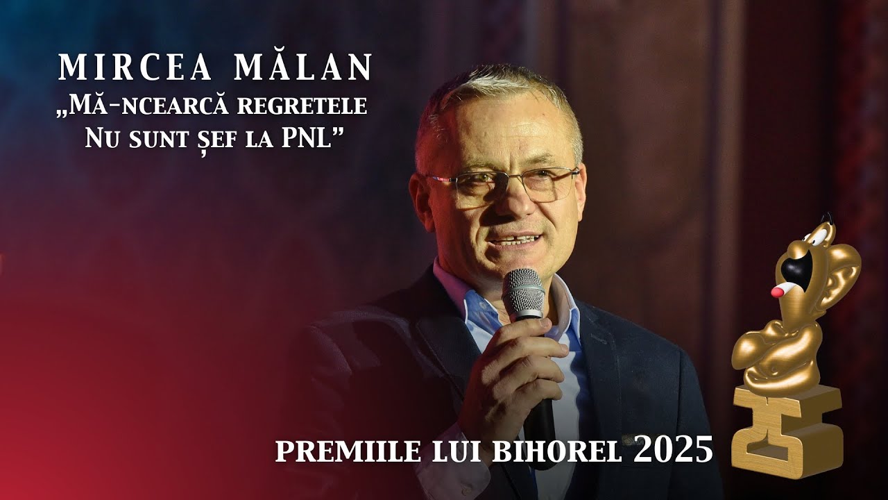 Mircea Mălan și gusturile de Bihor: Mă încearcă regretele, nu sunt șef.. | Premiile lui Bihorel 2025