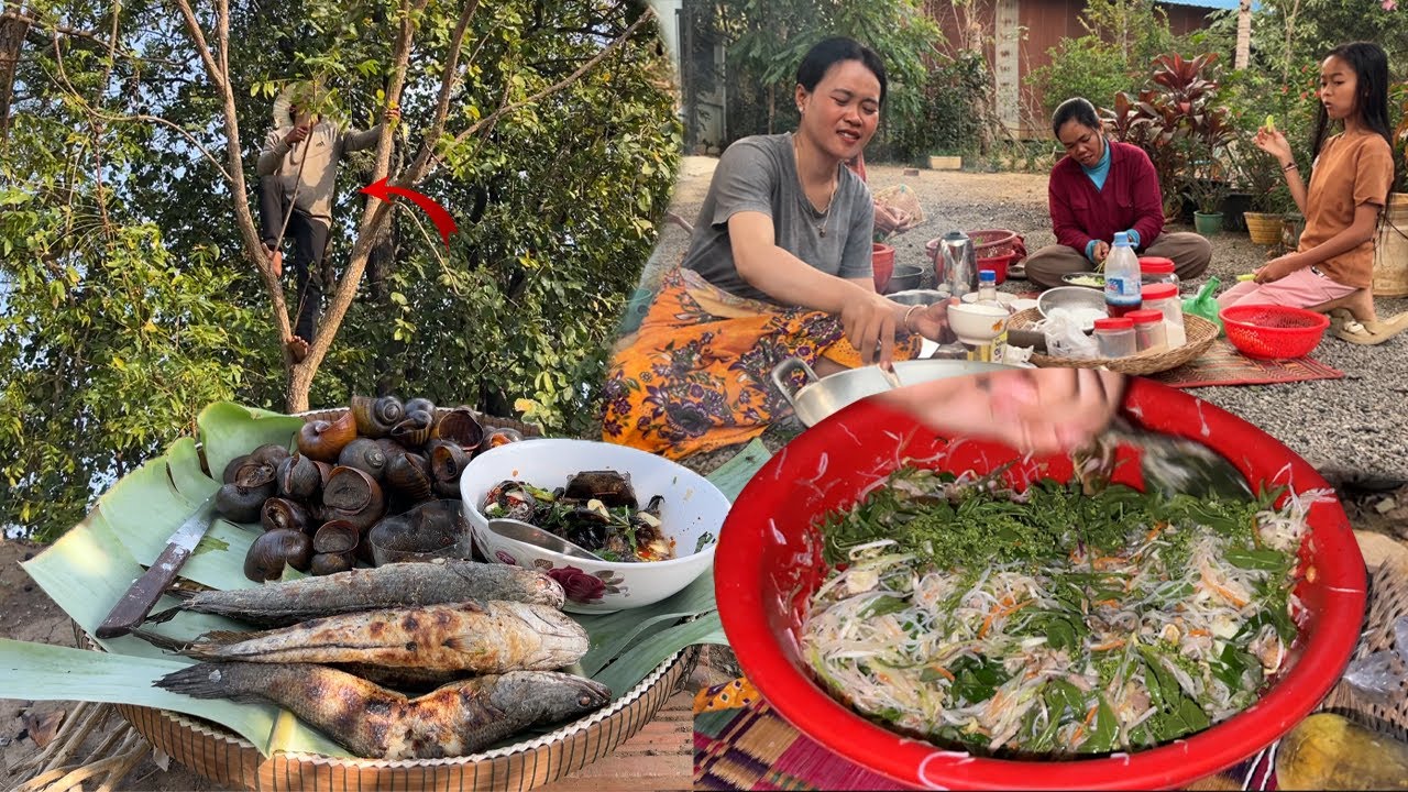 ស៊ូៗឡើង! ឡើងបេះផ្តាស្តៅ ឲ្យប្រពន្ធញាំញ៉ាំ ពេលល្ងាច