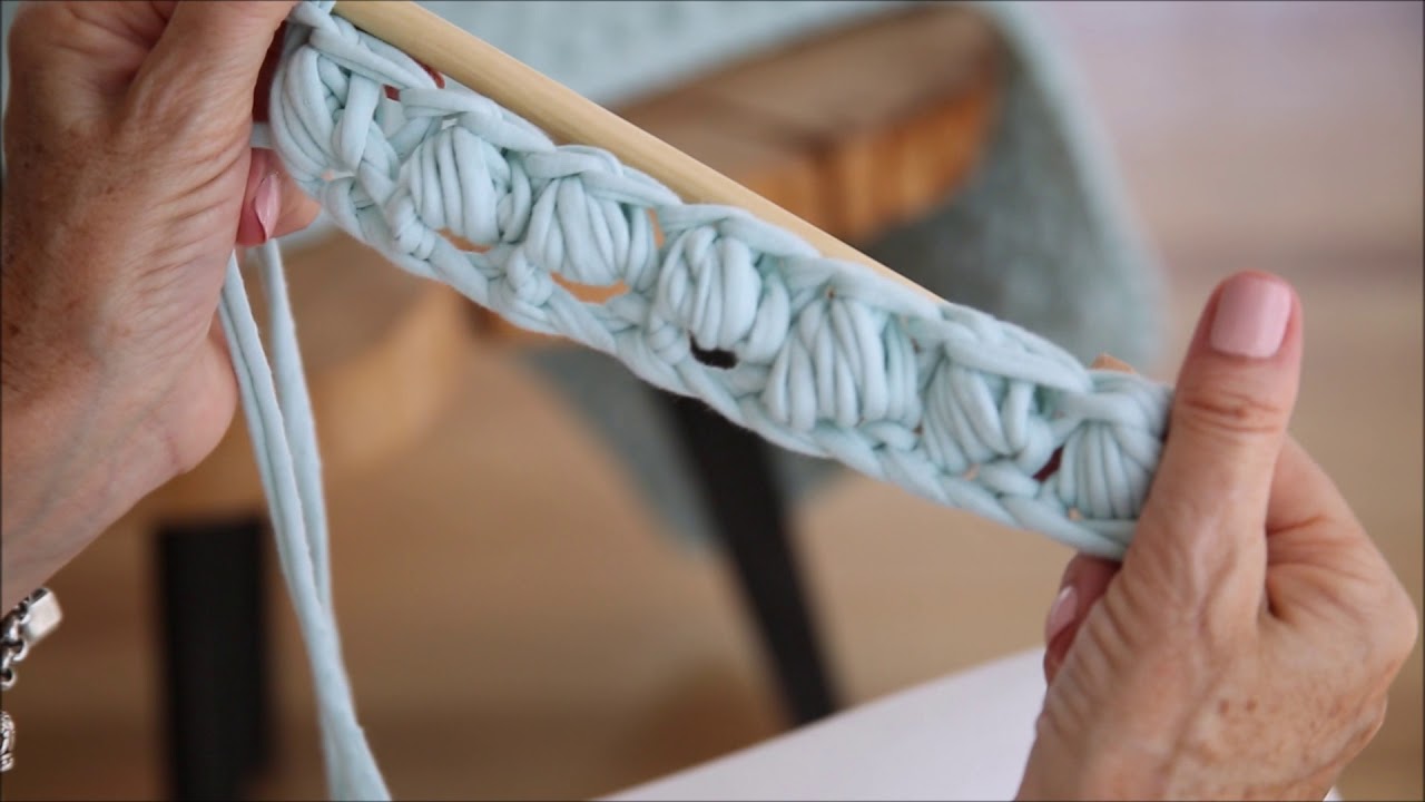 Crochet con Totora - Punto Frijol