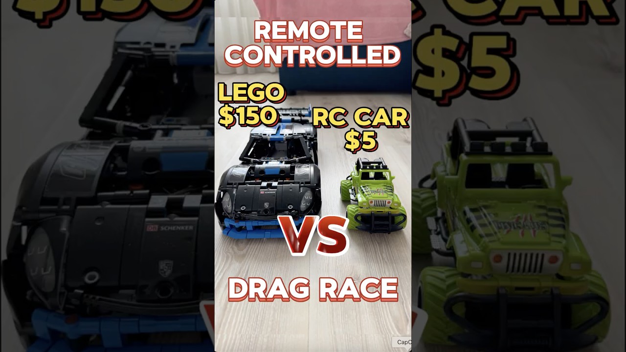 $150 RC LEGO vs $5 RC &ndash; Drag Race!