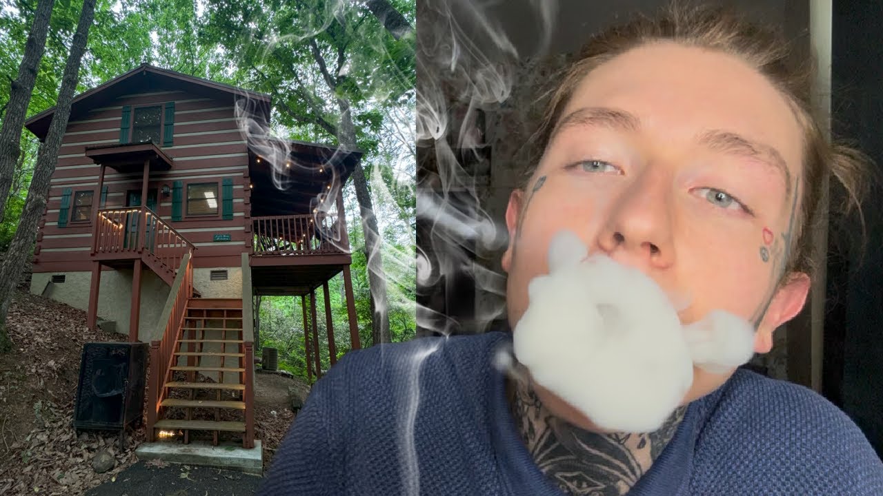 STONED IN A CABIN IN THE WOODS...