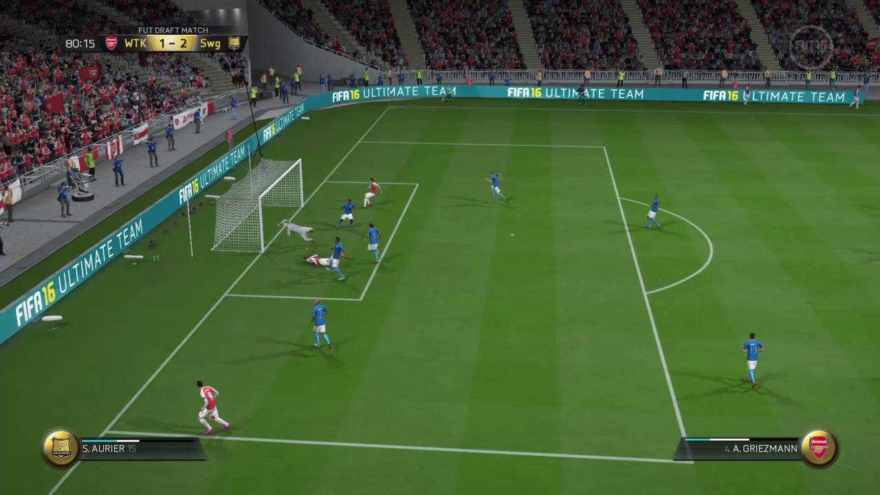 FIFA 16 ULTIMATE TEAM FUT DRAFT IMOTM GRIEZMANN WITH A SICK DIVING HEADER