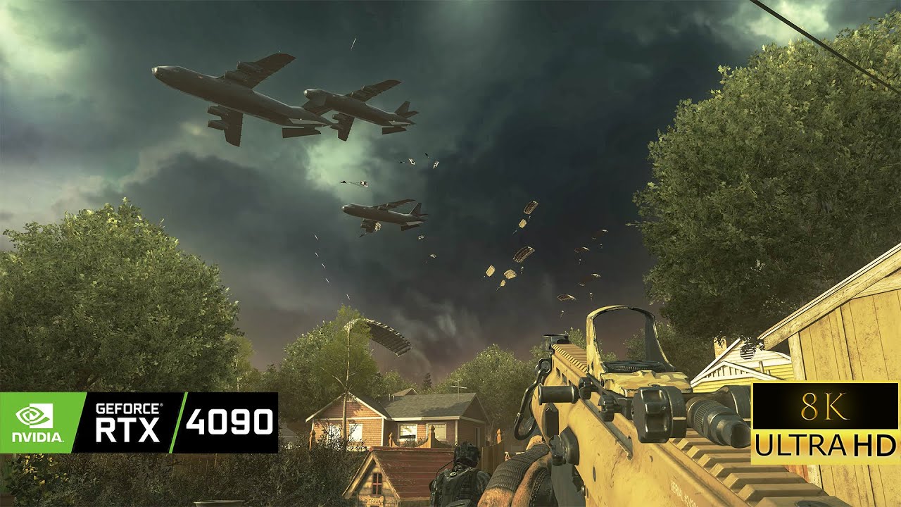 [8K60FPS]  R&Uacute;SSIA INVADINDO OS EUA - RTX 4090 Gameplay - COD MW2 Remaster Campanha Miss&atilde;o 06