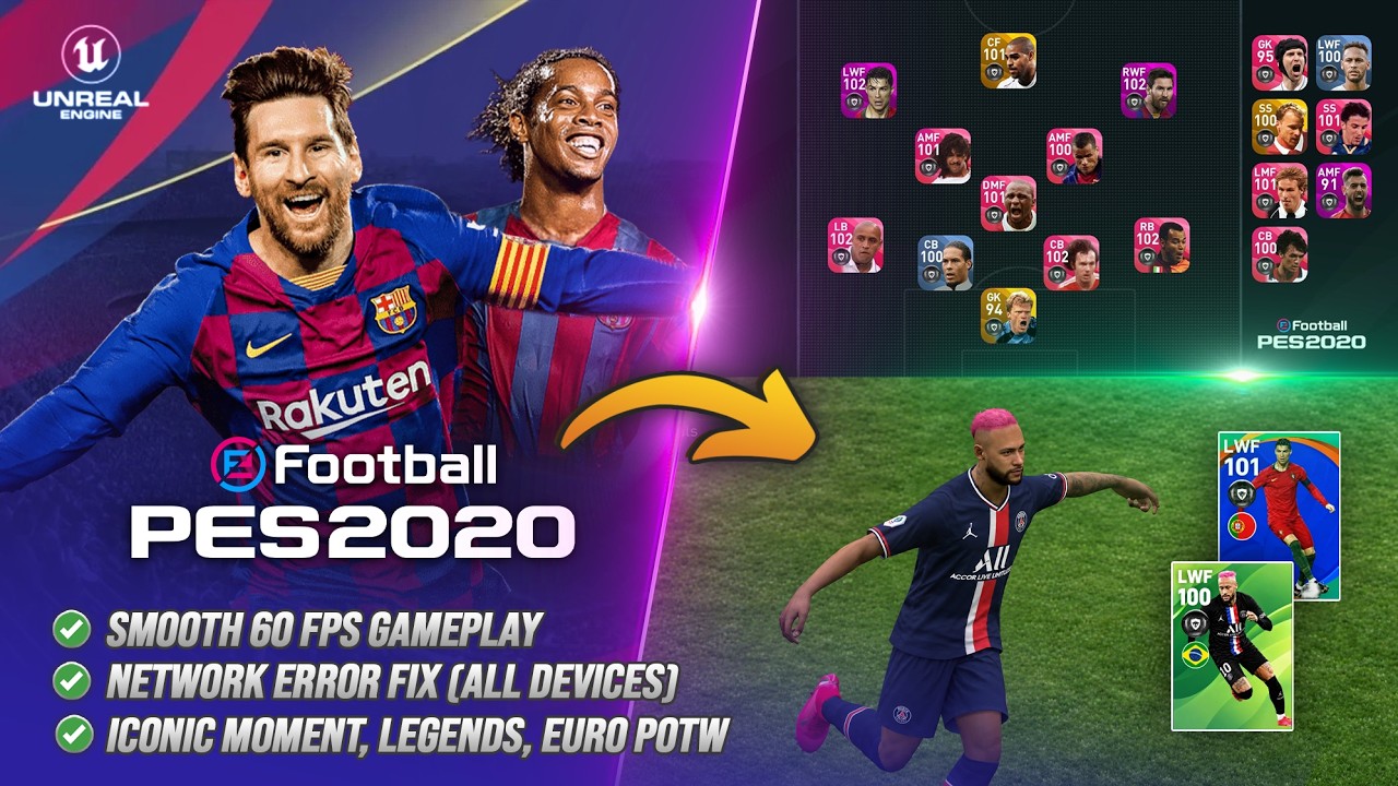 Скачать PES 2020 Mobile Offline v4.6.2 Android | PES 2020 ВОЗВРАЩАЕТСЯ! 🔥