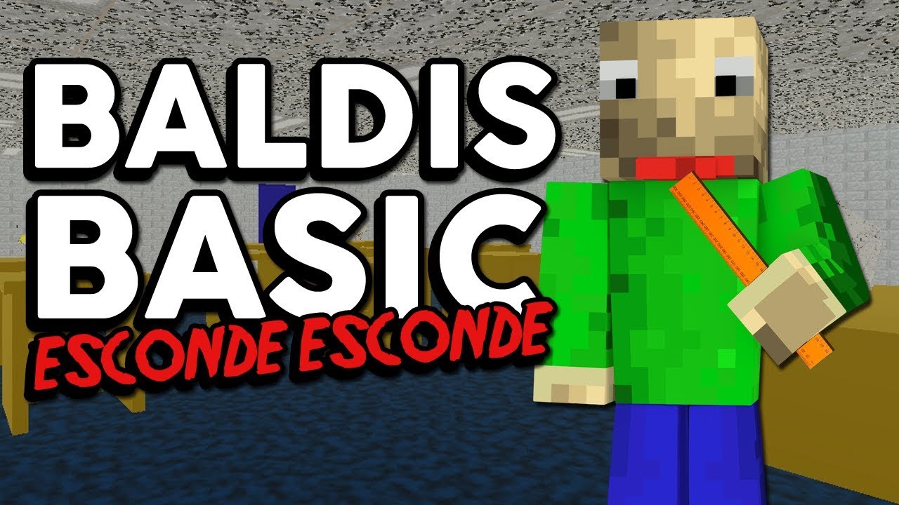 Minecraft: ESCONDE-ESCONDE DO BALDIS BASIC NO MINECRAFT!!!