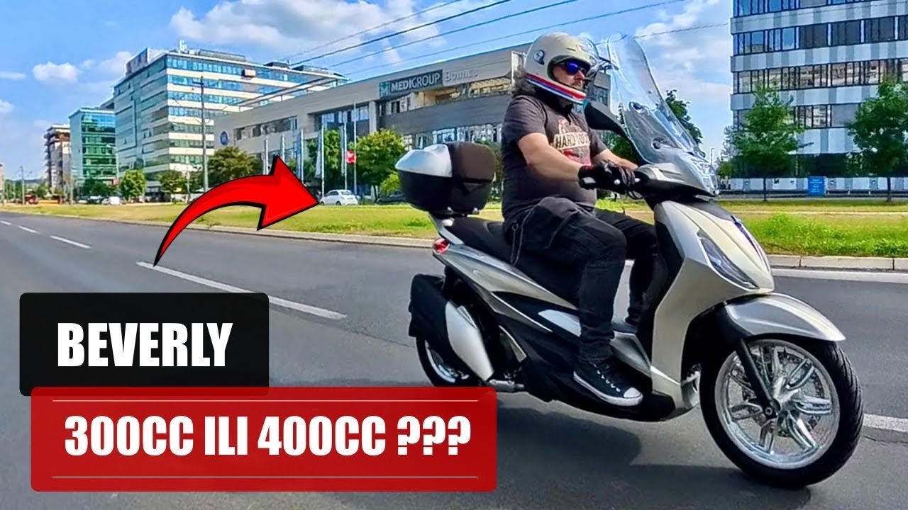 Beverly 400 nije Vespa iako je Piaggio