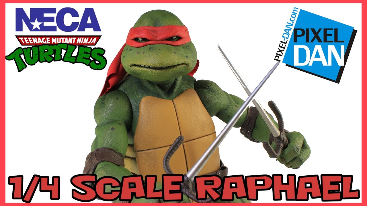 Raphael NECA Toys Teenage Mutant Ninja Turtles Movie 1/4 Scale Figure Video Review